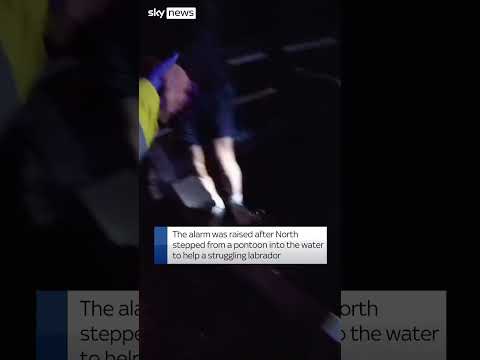 RNLI rescue Jordan North from the Thames