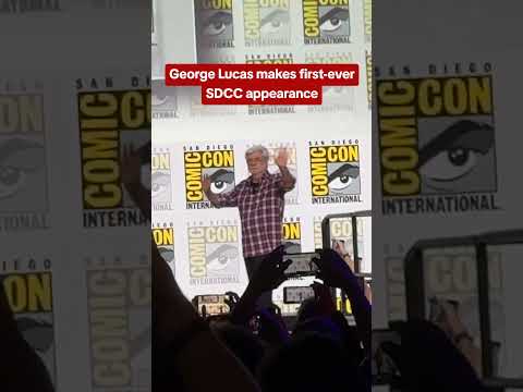 The father of Star Wars at #SDCC for the first time ever