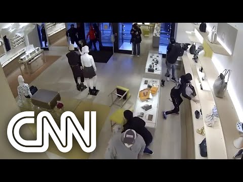 Assaltantes roubam R$ 560 mil em mercadorias de loja Louis Vuitton nos EUA