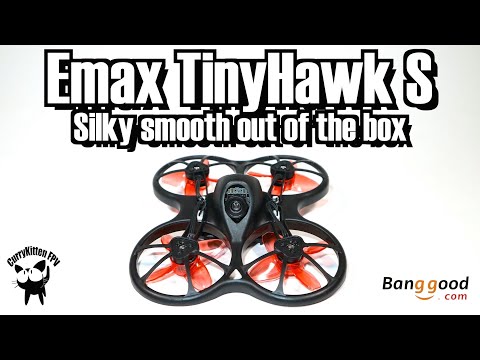 Emax TinyHawk S - a fantastic indoor quad.  Supplied by Banggood - UCcrr5rcI6WVv7uxAkGej9_g