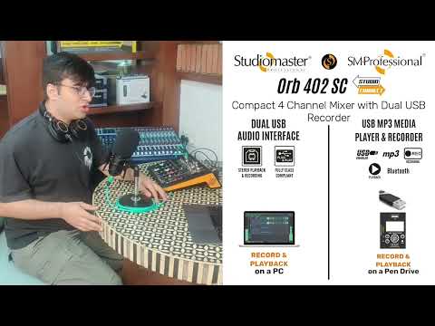 Orb 402 SC Audio Mixer Demo (Hindi)