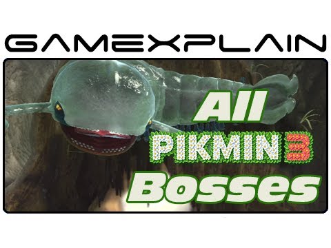 All 6 Boss Fights in Pikmin 3 (Wii U) - UCfAPTv1LgeEWevG8X_6PUOQ