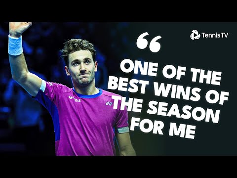 Casper Ruud Reflects On Win Over Carlos Alcaraz | Nitto ATP Finals 2024