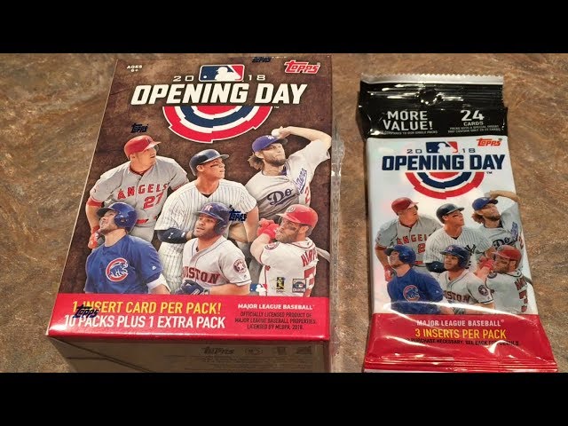 2018 Topps Baseball Opening Day Checklist