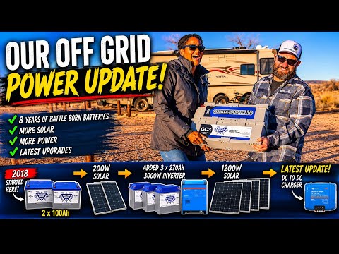 How We Built Our RV Boondocking Power System | 8 Years of Battle Born Batteries