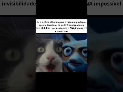 Ele não acredito no que seu amigo pediu ao gênio, achou meio suspeito