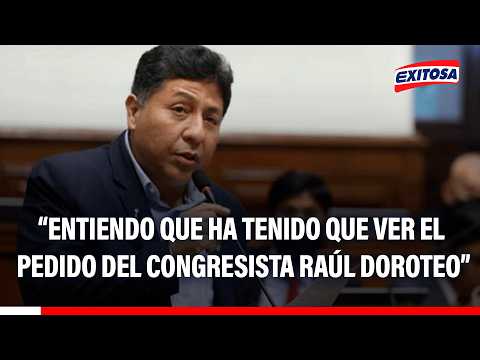 🔴🔵 Congresista Raúl Doroteo estaría detrás en salida de exprocurador Amado Enco