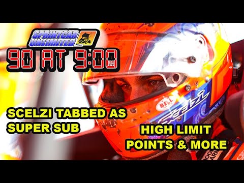 SprintCarUnlimited 90 at 9 for Tuesday, July 22nd: Gio Scelzi to fill in at CMR; High Limit points - dirt track racing video image