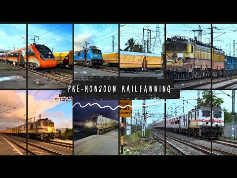 Pre-Monsoon Railfanning under beautiful Skies!!!!!!!