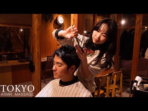 ASMR💈木の香り漂う隠れ家カフェ美容室で癒し | ヘアカット・シャンプーマッサージ【京都・シジ大山崎】