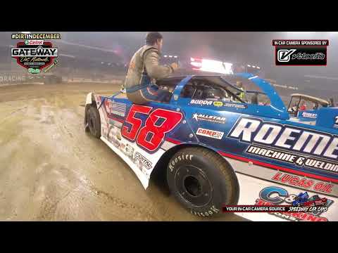 19th Place of the 2022 Gateway Dirt Nationals is #58 Garrett Alberson in his Super Late Model - dirt track racing video image
