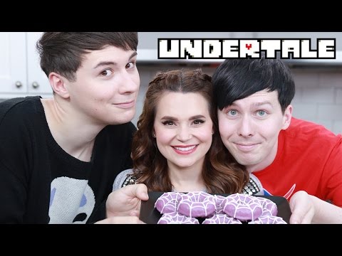 UNDERTALE SPIDER DONUTS ft Dan & Phil! - NERDY NUMMIES - UCjwmbv6NE4mOh8Z8VhPUx1Q