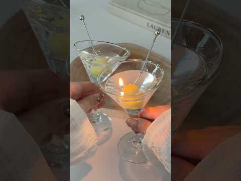 カクテルキャンドル作り🍸🕯✨️今回はカクテルの王様