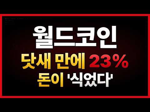 <strong>월드</strong> 닷새 동안 23퍼센트 올랐는데 거래대금이 처음으로 10분의 1이 됐습니다