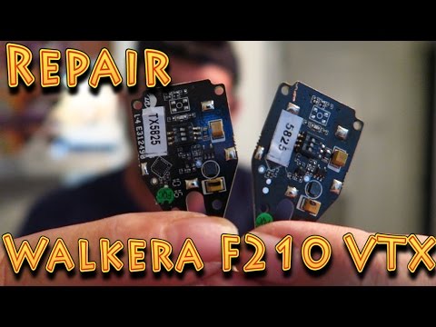 Repair: Walkera F210 FPV VTX Drone Fix!!! (07.15.2016) - UC18kdQSMwpr81ZYR-QRNiDg