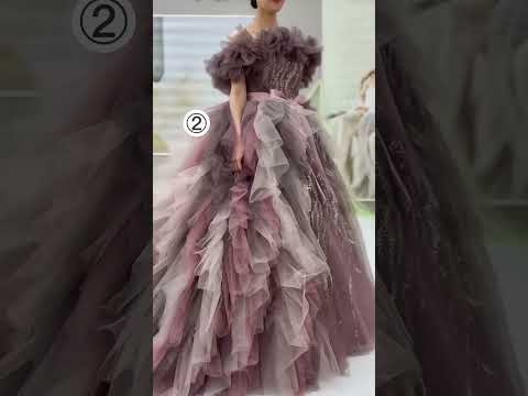 秋冬にぴったりなカラードレス集めました🍂#ウェディングドレス #wedding #dîlan #결혼식 #ドレス迷子 #ドレス選び #秋 #グリッタードレス