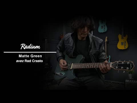 Godin Radium Matte Green avec Rad Crasto