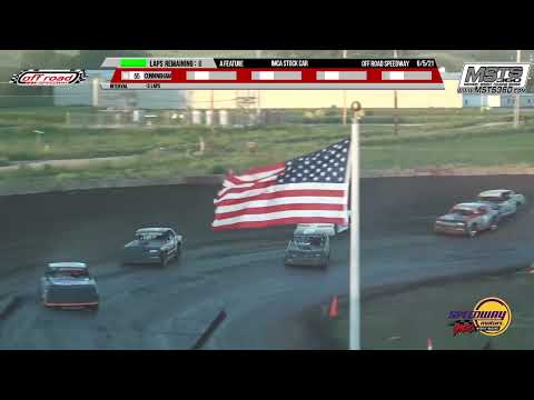 Stock Car &amp; Late Model | Off Road Speedway | 6-5-2021 - dirt track racing video image