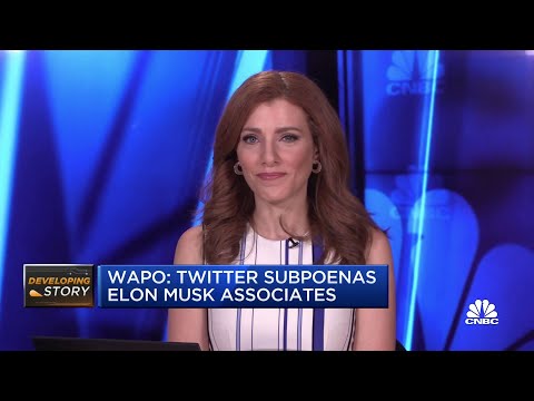 Twitter legal team subpoenas Elon Musk associates related to deal breakup for Twitter