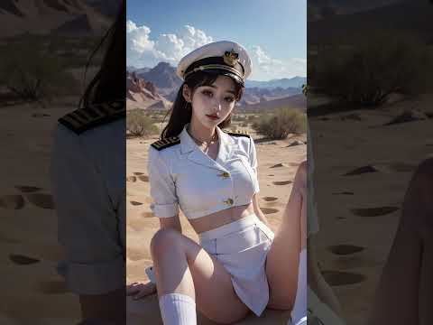 [4K Ai Girl] Desert captain / 砂漠の船長