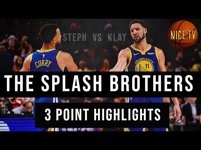 Klay Thompson and Steph Curry: The Splash Brothers of the NBA