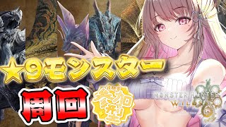 【 #モンハンワイルズ 】参加型周回！☆9モンスターが強すぎるらしい！？一緒にお守りゲットしよ！【綵てまり / Vtuber】#てまらいぶ