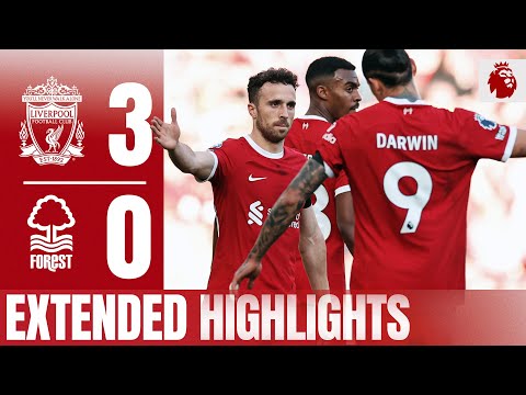 EXTENDED HIGHLIGHTS: Jota, Nunez & Salah goals at Anfield | Liverpool 3-0 Nottingham Forest