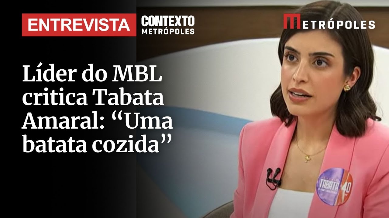 Líder do MBL critica Tabata Amaral Não representa nada Ela é uma batata cozida