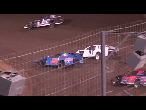 Perris Auto Speedway IMCA Modified Main Event 3 -9-22 Rain shortened to 10 laps - dirt track racing video image