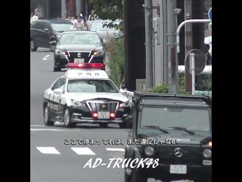 パトカーに信号無視を注意されても進む軽自動車がヤバイ！