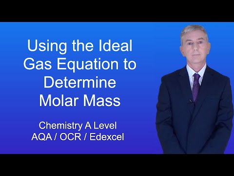 A Level Chemistry Revisions "Using the Ideal Gas Equation to determine the Molar Mass of a Chemical"