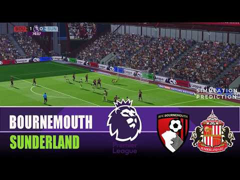 Bournemouth vs Sunderland | 2026 Premier League | Match Highlights ✅ Simulation/Prediction