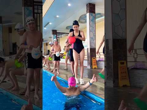 Swimming Pool 👙 🥽 Swimming Cap 🤪😚✌️#shorts #swimming #fitness #flyboard #bluesilver #waterpark