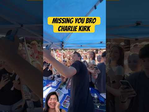 Missing You Bro 😎 Charlie Kirk 💚