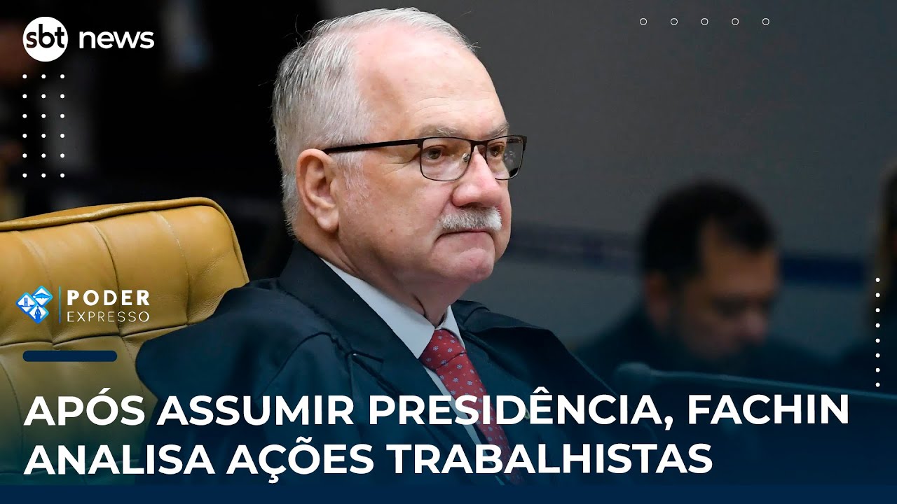 Após assumir presidência Fachin analisa ações trabalhistas | SBT News