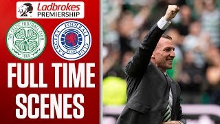 Celtic Celebrate Win Over Rangers! | Celtic vs Rangers Full Time Scenes | Ladbrokes Premiership