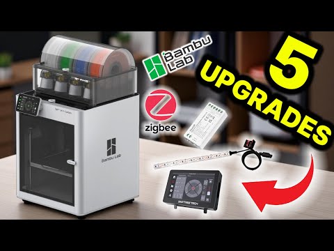 5 Upgrades for Your Bambu Lab 3D Printers!
