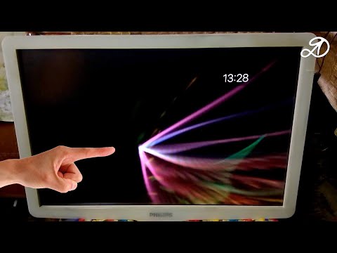 How to repair the LCD monitor Philips MWX1220i. White screen, no image.