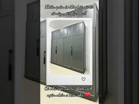 Nhiều quần áo thì phải sài tủ cỡ này mới chịu nha!!Cả nhà cần làm cửa,tủ nhôm,vách ngăn nhắn e nha