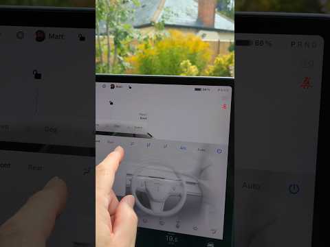 What is climate control? Looking at the new climate UI in a Tesla.