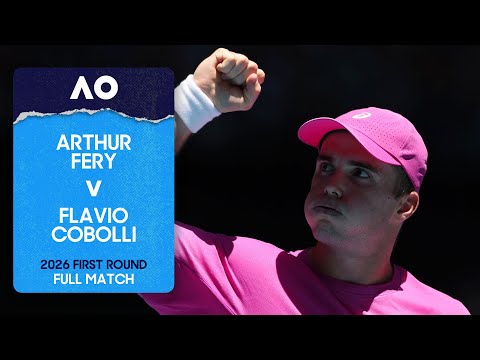 Arthur Fery v Flavio Cobolli Full Match | Australian Open 2026 First Round