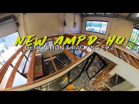 Expanding Ampd Bros HQ! 💥 Demolition, Painting & New Racking | Episode 2