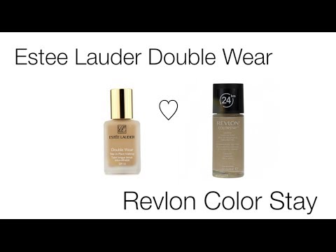 Estee Lauder Double Wear VS Revlon Colorstay: WEAR & COMPARE - UCcZ2nCUn7vSlMfY5PoH982Q