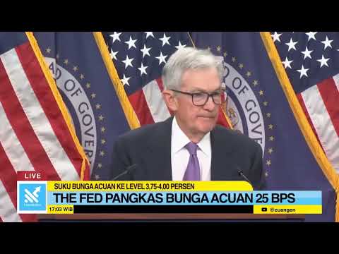 Powell Rem Ekspetasi Pasar! The Fed Pangkas Bunga Lagi Tapi Belum Pasti Turun di Akhir Tahun