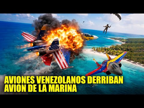 EMBOSCADA EN EL CARIBE: AVIONES VENEZOLANOS DERRIBAN CAZA DE LA MARINA DE EE.UU.