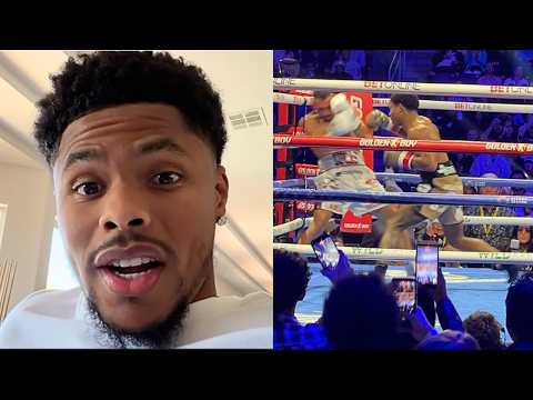 "<strong>C</strong> LEVEL FIGHTER" - Shakur Stevenson REACTS <strong>to</strong> Schofield beating &amp; knocking down Bahdi!