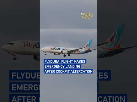 Flydubai flight makes emergency landing after cockpit altercation#worldnow