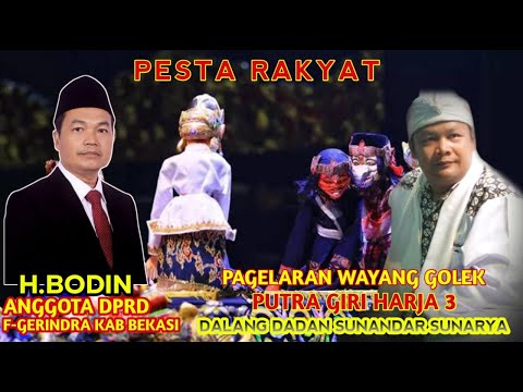 Pagelaran Wayang Golek PGH3 H. Dadan Sunandar Sunarya - Cilangkara Bekasi