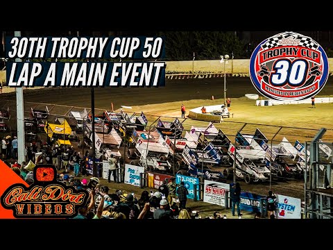 30th Trophy Cup - 50 Lap A Main at Tulare Thunderbowl Raceway (10/19/24) - dirt track racing video image