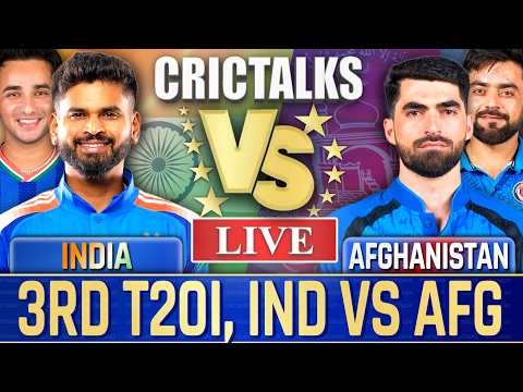 🔴 Live: IND vs AFG, 3RD T20I, 2026 SERIES, Cricket Live Match Today, Live Score Commentary - 8 Over